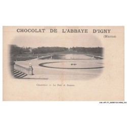 CAR-AFPP7-0375-51  - CHOCOLAT DE L'ABBAYE D'IGNY - GRENOBLE - Chantilly - Le Parc et Bassins