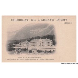 CAR-AFPP7-0388-51  - Route De la Grande-Chartrueuse - Vue Generale de Saint-Laurent-Du-Pont et l'Hopital Saint-Buno