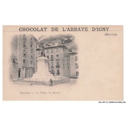 CAR-AFPP7-0389-51  - CHOCOLAT DE L'ABBAYE D'IGNY - Grenoble - La Statue de Bayard