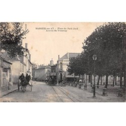 51 - MAREUIL SUR AY - SAN51705 - Place du Petit Jard - Arrivée du Tramway