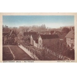 51 . n°106120 .saint thierry .rue principale .vue generale .