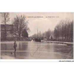 CAR-AAGP3-51-0281 - CONDE-SUR-MARNE - Le Pont - Peniche