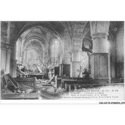 CAR-AAFP6-51-0496 - la guerre 1914 - l'ouvre de dévastation des barbares - BAREY - l'intérieur de l'église