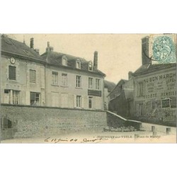 51.JONCHERY SUR VESLE.PLACE DU MARCHE.POSTES TELEGRAPHES
