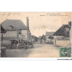 CAR-AAFP5-51-0450 - SEMOINE - rue nationale - vue prise de la place - Marechal ferrant ambulant
