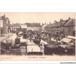 CAR-AACP8-51-0673 - AVIZE - le marché