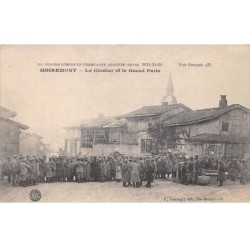 51-SAN59392-MOIREMONT.Le Clocher et le Grand Puits.La Grande Guerre en Champagne Argonne-Meuse 1914-15-16