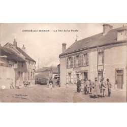 51-SAN59379-CONDE-SUR-MARNE.La rue de la Poste