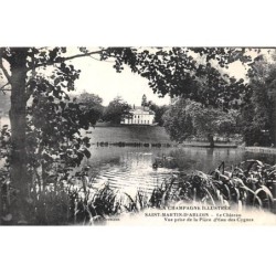 51 - SAINT MARTIN D ABLOIS - SAN37425 - Le Château - Vue prise de la Pièce d'eau des Cygnes