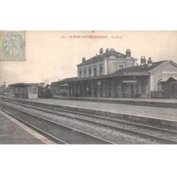 51 - BLESME HAUSSIGNEMONT - SAN37492 - La gare - Train - En l'état