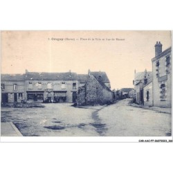 CAR-AACP7-51-0627 - CRUGNY - place de la ville et rue de mannot