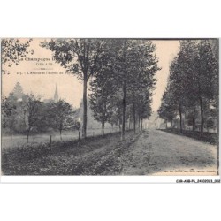 CAR-ABBP6-51-0495 - LA CHAMPAGNE ILLUSTRE - ORBAIS - l'avenue et l'entrée du pays