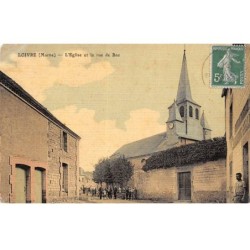 51 - LOIVRE - SAN35690 - L'Eglise et la rue de Bac
