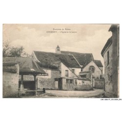CAR-ADMP7-0510-51 - Environs de reims - GERMIGNY - L'église et le lavoir
