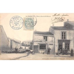 51 - STE MARIE A PY - SAN38802 - Place et rue de St Etienne