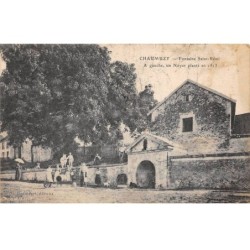 51 - CHAUMUZY - SAN46333 - Fontaine Saint Rémi - A gauche, Un Noyer planté en 1813