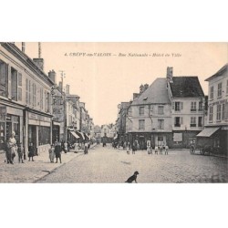 51 - CREPY EN VALOIS - SAN37493 - rue Nationale - Hôtel de Ville