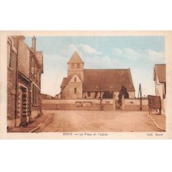 51-AM22200.Epoye.La Place et l'Eglise