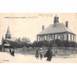 51 - Sompuis - SAN21789 - La Mairie et l'Eglise