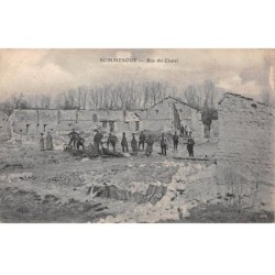51-AM22245.Sommesous.Rue du Châtel.Cachet Militaire