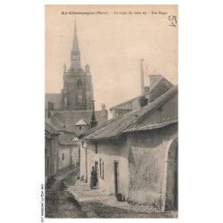 CAR-ACQP7-0453-51 - AY-CHAMPAGNE - Un coin du vieux ay - Rue roger