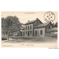 CAR-ACQP7-0425-51 - AVIZE - La gare