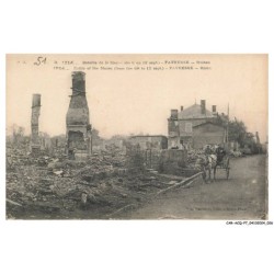 CAR-ACQP7-0411-51 - bataille de la marme FAVRESSE - Ruines