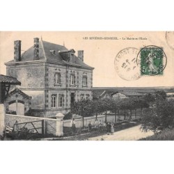 51 - LES RIVIERES HENRUEL - SAN47489 - La Mairie et l'Ecole