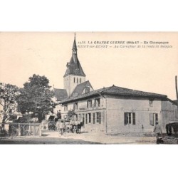 51-AM22257.Saint Remy sur Bussy.Carrefour de la Route de Suippes.Guerre.1914