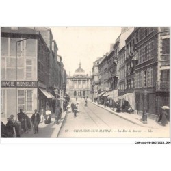 CAR-AACP8-51-0639 - CHALONS-SUR-MARNE - la rue de marne - Pharmacie Monclin