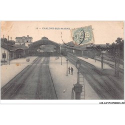 CAR-AAFP5-51-0447 - CHALONS-SUR-MARNE - La Gare
