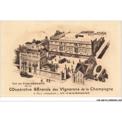 CAR-ABZP4-0261-51 - AY - coopérative générale des vignerons de la champagne