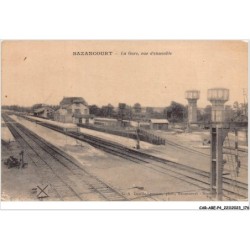 CAR-ABEP4-0374-51 - BANZANCOURT - La gare - vue d'ensemble