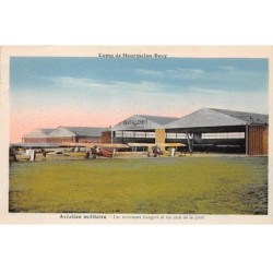 51 - MOURMELON - BOUY - SAN46336 - Le Camp - Aviation Militaire - Les Nouveaux Hangars et un Coin de la Piste