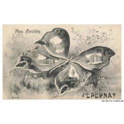 CAR-ADBP10-0637-51 - Mes amitiés d'EPERNAY