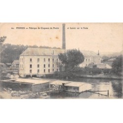 51-SAN59345-FISMES.Fabrique de Chapeaux de Feutre.Lavoir sur la Vesle