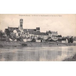 51 - DORMANS - SAN40013 - la Marne et la Vue d'ensemble du Quartier de l'Eglise