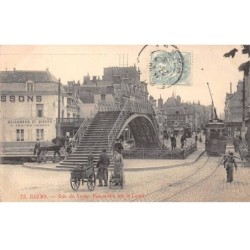 51 - REIMS - SAN38794 - Rue de Vesle - Passerelle sur le Canal