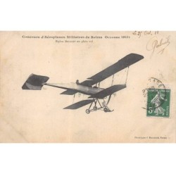 51 - REIMS - SAN38793 - Concours d'Aéroplanes Militaires - Octobre 1911 - Biplan Breguet en plein vol