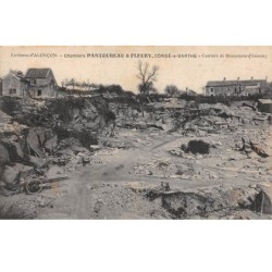 61 .n°108646 . conde sur sarthe . mine .chantiers pastoureau et fleury .carriere de beausejour .