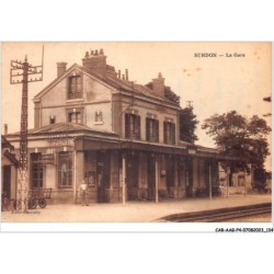 CAR-AAGP4-61-0357 - SURDON - la Gare