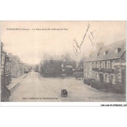 CAR-AAGP4-61-0351 - TINCHEBRAY -La Place de la Pie et Route de Vire
