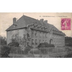 61 .n° 107569 . tinchebray .l hopital hospice .vue generale .