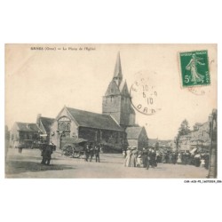 CAR-ACGP5-0304-61 - RANES - la place de l'église