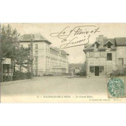 61.BAGNOLES DE L'ORNE.LE GRAND HOTEL.BOULANGERIE PATISSERIE