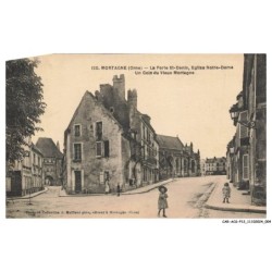 CAR-ACSP12-0754-61 - MORTAGNE - La porte saint-denis - église notre dame