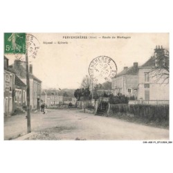 CAR-ADEP1-0043-61 - PERVENCHERES - Route de mortagne