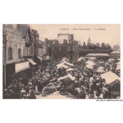 CAR-AFQP1-0021-61 - L'AIGLE - Place bois-landry - Le marché