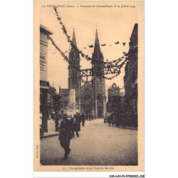 CAR-AAHP6-61-0495 - LA FERTE-MACE - vue générale de la place du marché - Concours de Gymnastique