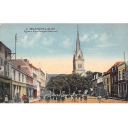 51 - MOURMELON LE GRAND - SAN27966 - Eglise et Place Georges Clémenceau
